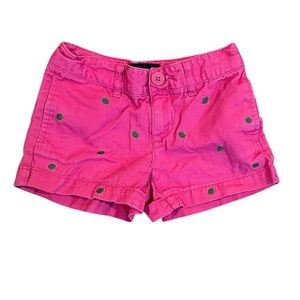 Ralph Lauren Shorts, Pink with Green Turtles 3T